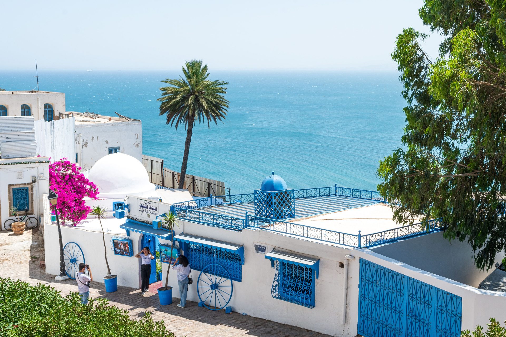 Sidi Bou Said, case bianche e blu sul mare